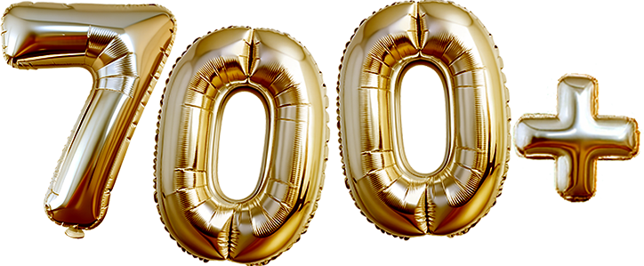 700+