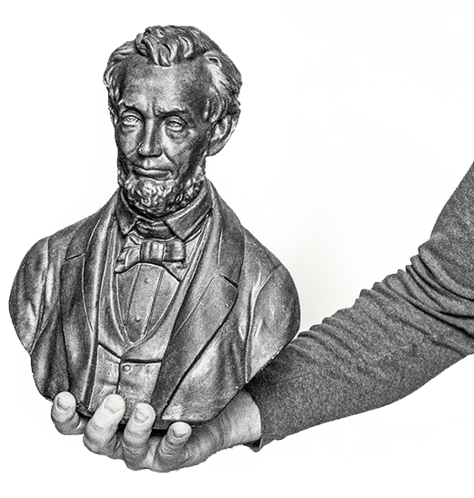 arm - right holding bust